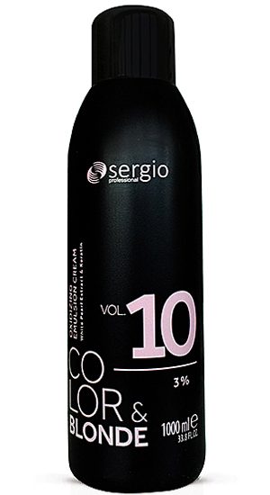 SERGIO PROFESSIONAL КРЕМ-ОКИСЛИТЕЛЬ 3 % (10 vol) COLOR & BLONDE 1000 мл