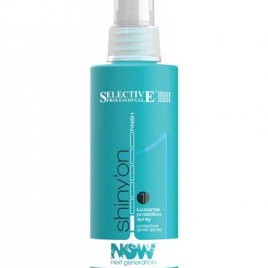 Selective Professional Блеск-спрей для волос защитный NOW Shiny’on 150ml. dita.by