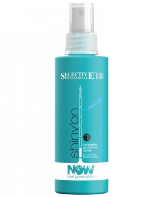 Selective Professional Блеск-спрей для волос защитный NOW Shiny’on 150ml. dita.by
